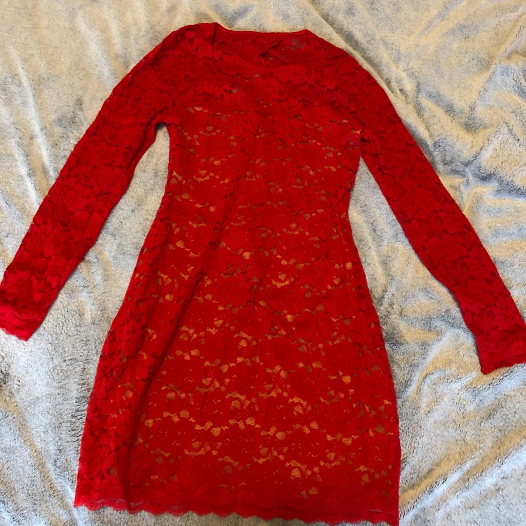 Brand New Red Lace Dress